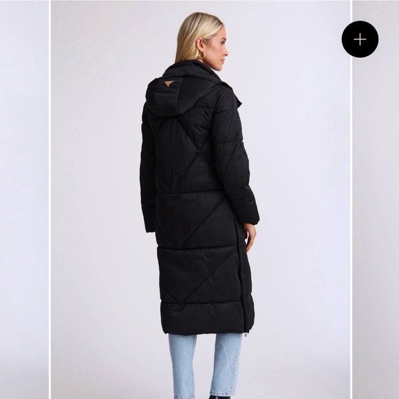 🆕 Brand New - Avec Les Filles Thermalpuff Longline Cloud Duvet Puffer Coat - Picture 4 of 11